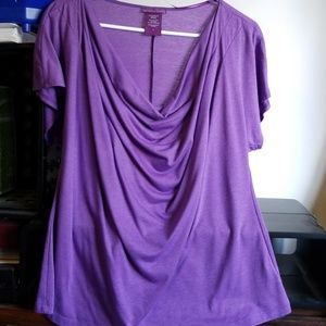 Cowl neck blouse
